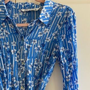 Zara floral maxi dress - size S